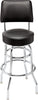 Fender Blackout Backrest Barstool, 30"